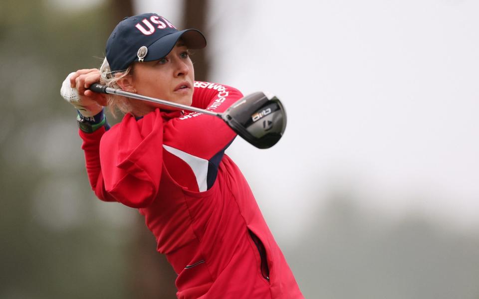 Nelly Korda, world number one, in action for Team USA