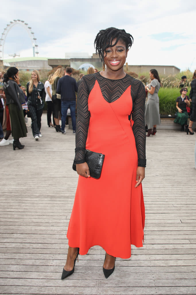 LFW: Clara Amfo at Roland Mouret