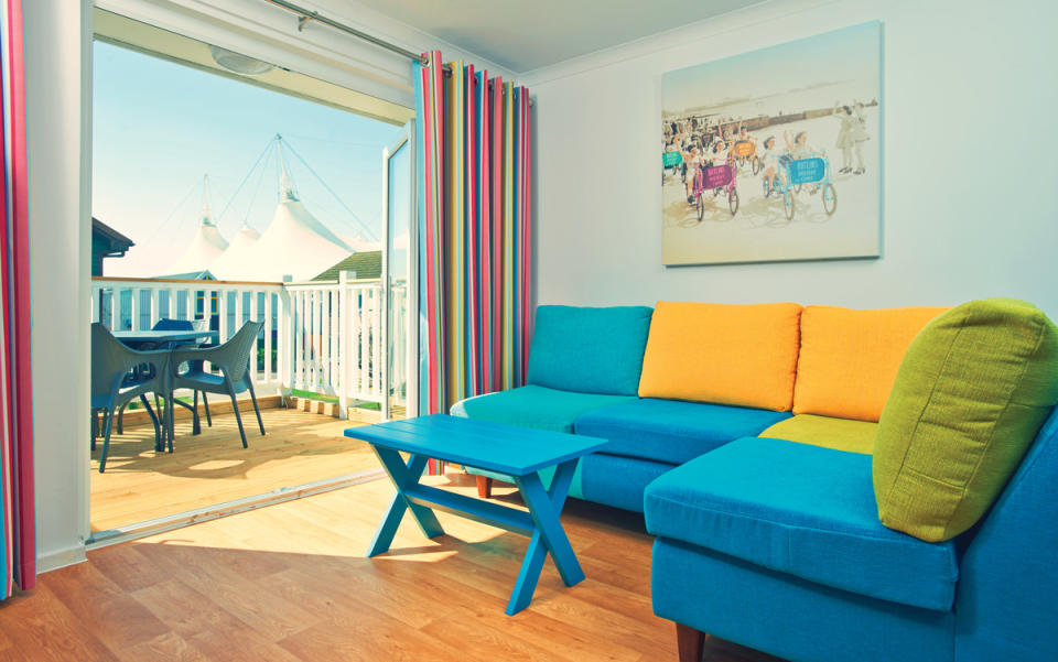 Seaside apartment interior. (Butlin's)