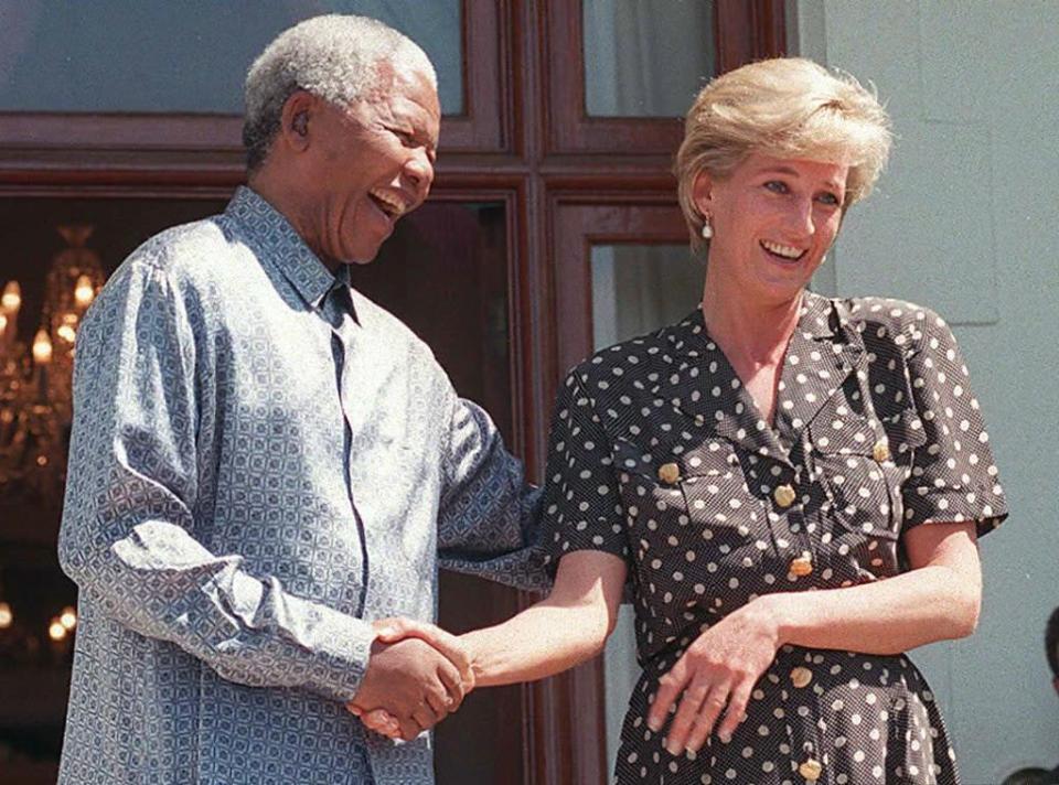 Princess Diana, Nelson Mandela 
