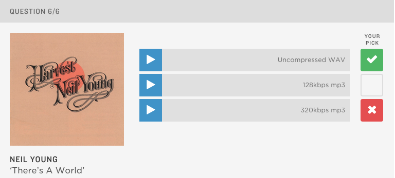 NPR audiophile test