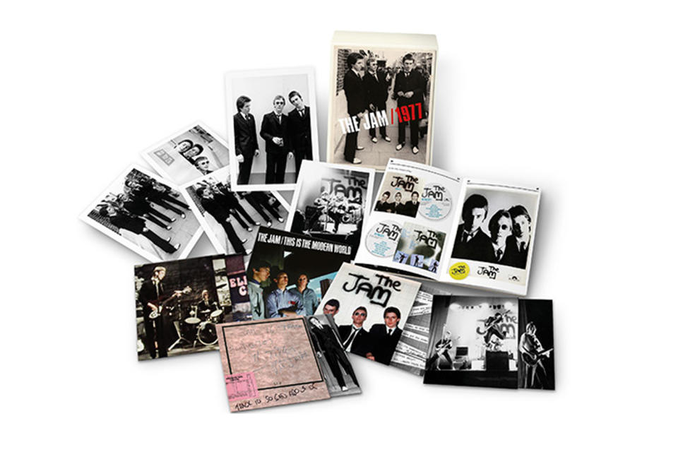 <p>This five-disc boxed set from the year that punk broke in the U.K. features remastered versions of the Mod trio’s first two albums, <em>In the City</em> and <em>This Is the Modern World</em>, as well as previously unreleased demos and live recordings. The DVD includes footage from TV shows, including <em>Top of the Pops</em>, as well as the band’s promo videos. The set also includes a 144-page book, featuring liner notes as well as photos and memorabilia. It’s hard to top the band’s energy in its early stage represented here, but the Jam did go on to create more interesting work on their follow-up releases. $39. (Photo: Universal) </p>