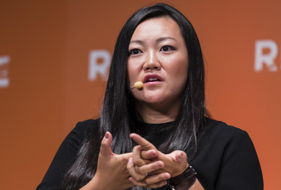 Anna Fang, partner and chief executive officer, ZhenFund,  attends the Day 2 of the RISE Conference 2017 at the Hong Kong Convention and Exhibition Centre on July 12, 2017 in Hong Kong.