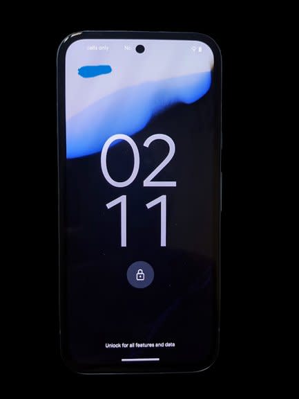 Leaked alleged image of the Google Pixel 8a from the front