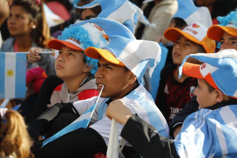 Así se vive en Buenos Aires el primer partido de la selección en el mundial de Qatar 2022