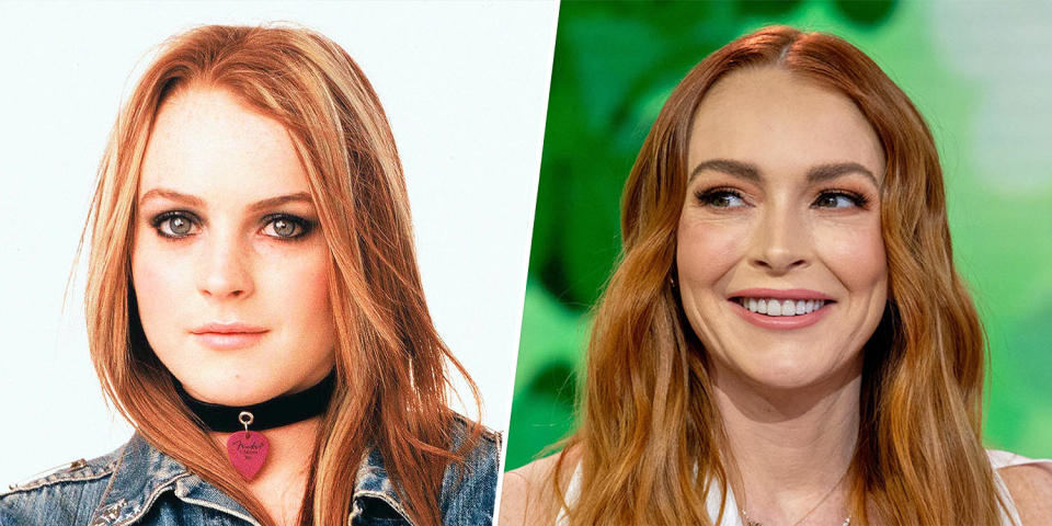 Lindsay Lohan then and now (Alamy Stock Photo / TODAY)