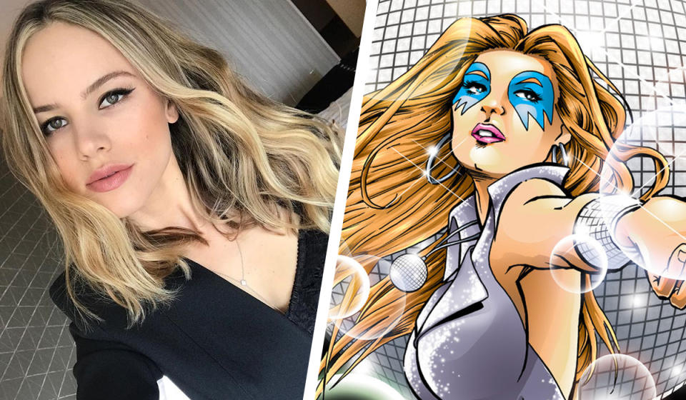 Halston Sage does look a lot like Dazzler – Credit: Instagram/Marvel