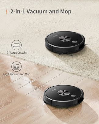 This robot vacuum cleaner also works as a mop, can be controlled via Alexa, and boasts a 41% discount