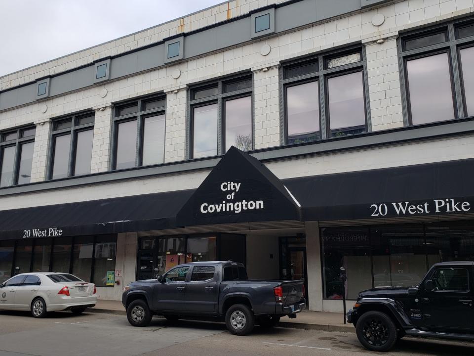 Covington's current city hall is located in a former J.C. Penney.