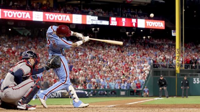 Nick Castellanos makes MLB history as Philadelphia Phillies eliminate the  Atlanta Braves to reach NLCS