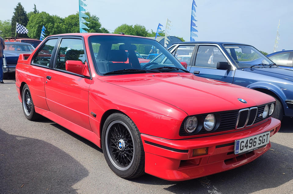 <p>While we’re all bemoaning the loss of cylinders and capacity in modern cars, we should remember stuff like the first M3, a homologation special built to satisfy German Touring Car (DTM) rules, and as such was powered by a seemingly humble 2.3-litre four-cylinder.</p>