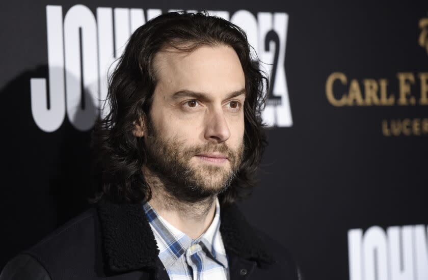 Chris D'Elia poses at the premiere of the film "John Wick: Chapter 2" at ArcLight Cinemas on Monday, Jan. 30, 2017, in Los Angeles. (Photo by Chris Pizzello/Invision/AP)