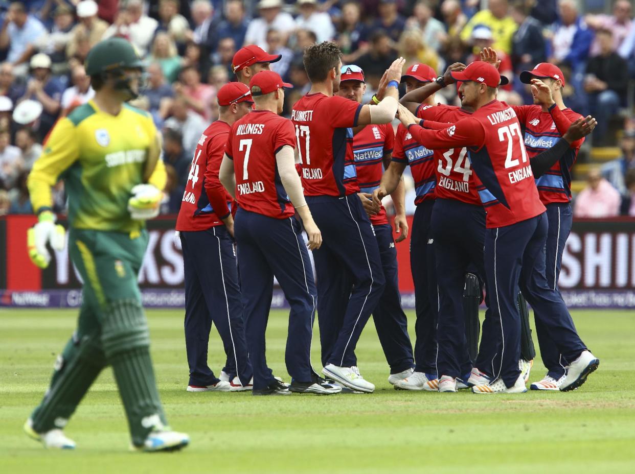 England beat South Africa in Cardiff to win the series: Getty