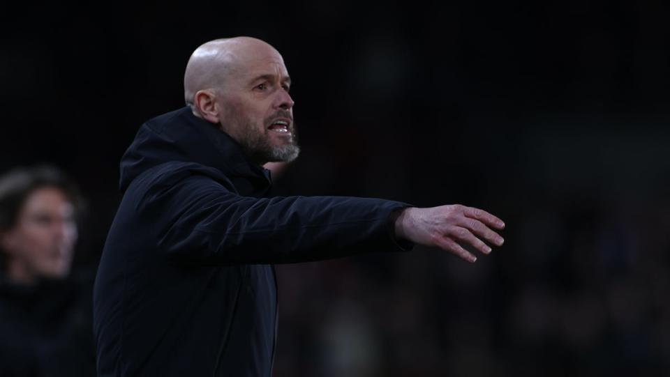 Ten Hag concedes his side deserved to lose to Brentford (Manchester United via Getty Images)