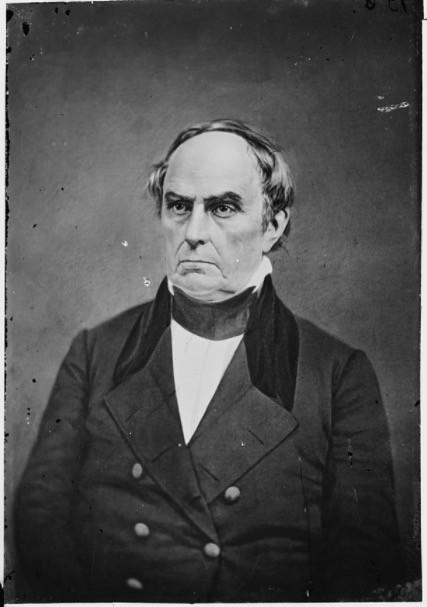 Daniel Webster, circa 1855 and 1865.