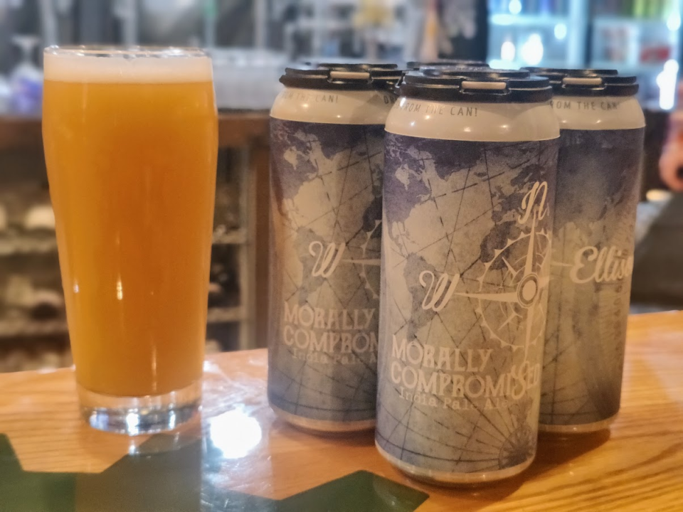 Okemos Ellison Brewery and Spirits Morally Compromised New England IPA.