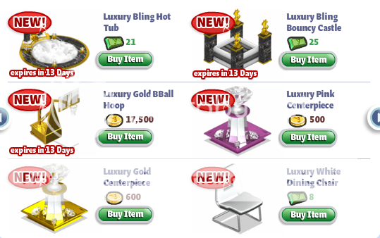 yoville new collectibles