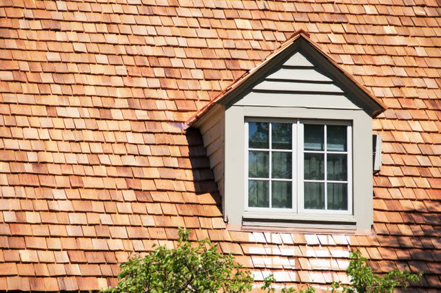 steverts / Getty Images Flat shake tile roof