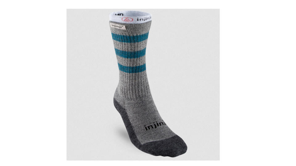 Injinji Liner and Hiker Crew hiking sock