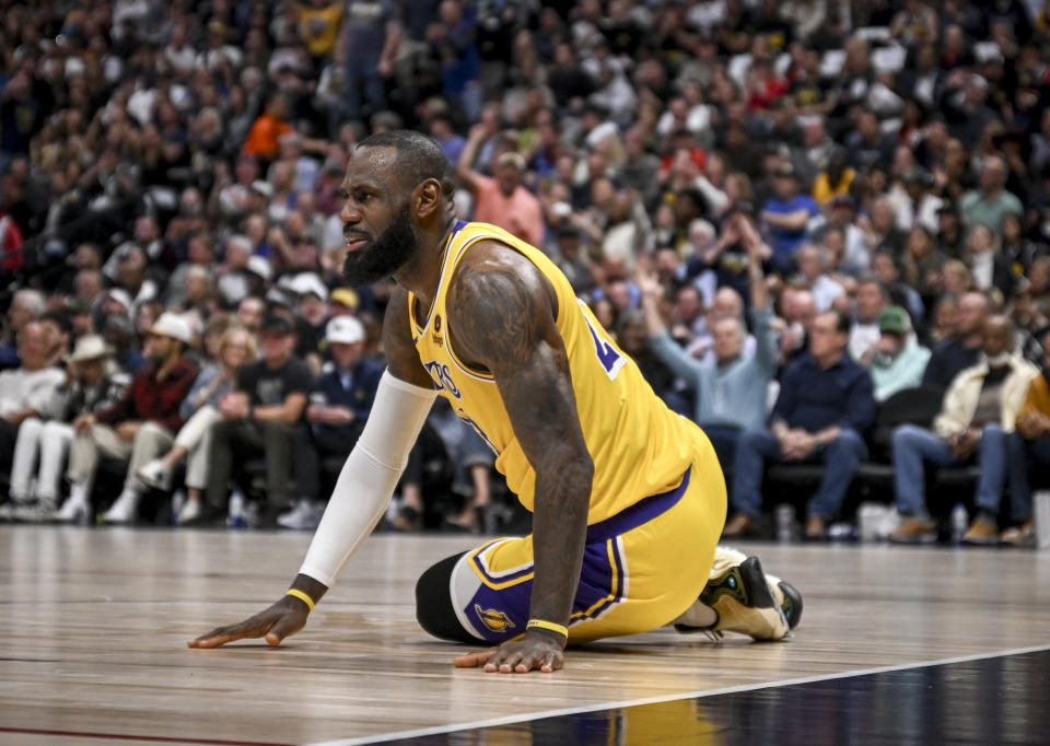 洛杉磯湖人LeBron James。(Photo by AAron Ontiveroz/The Denver Post)