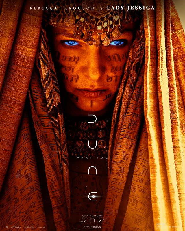 Rebecca Ferguson Dune Part Two poster