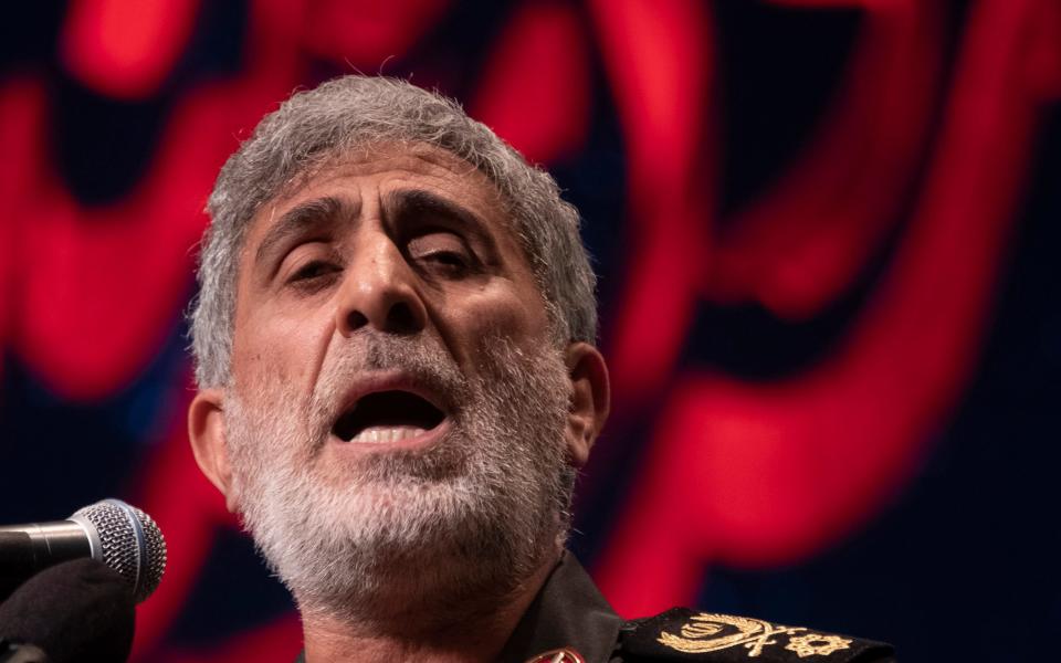 Esmail Qaani, the commander of Iran’s Quds Force, the division of its Revolutionary Guard Corps responsible for extra-territorial military operations