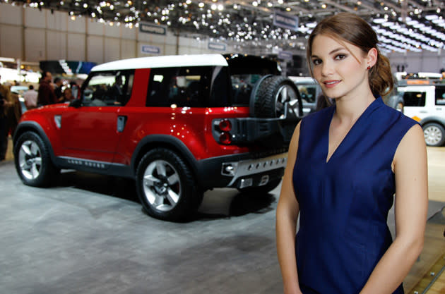 Ladies of the 2012 Geneva Motor Show