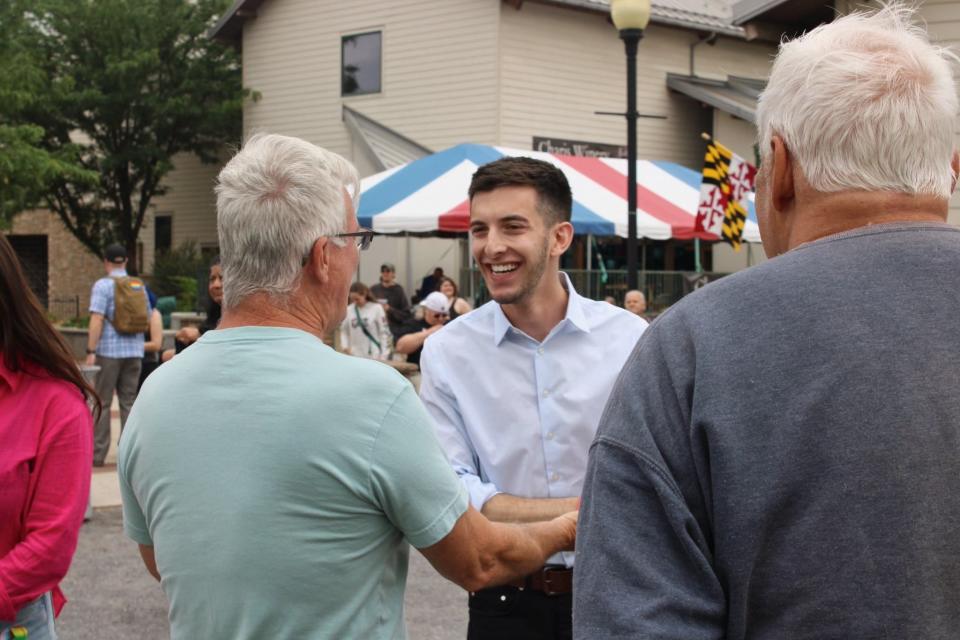 Joe Vogel, 26, serves as the youngest member in the Maryland House of Delegates and is now running for Congress.