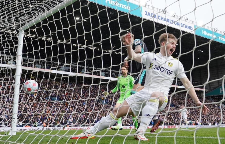 Joe Gelhardt struck late on for Leeds (Tim Goode/PA) (PA Wire)