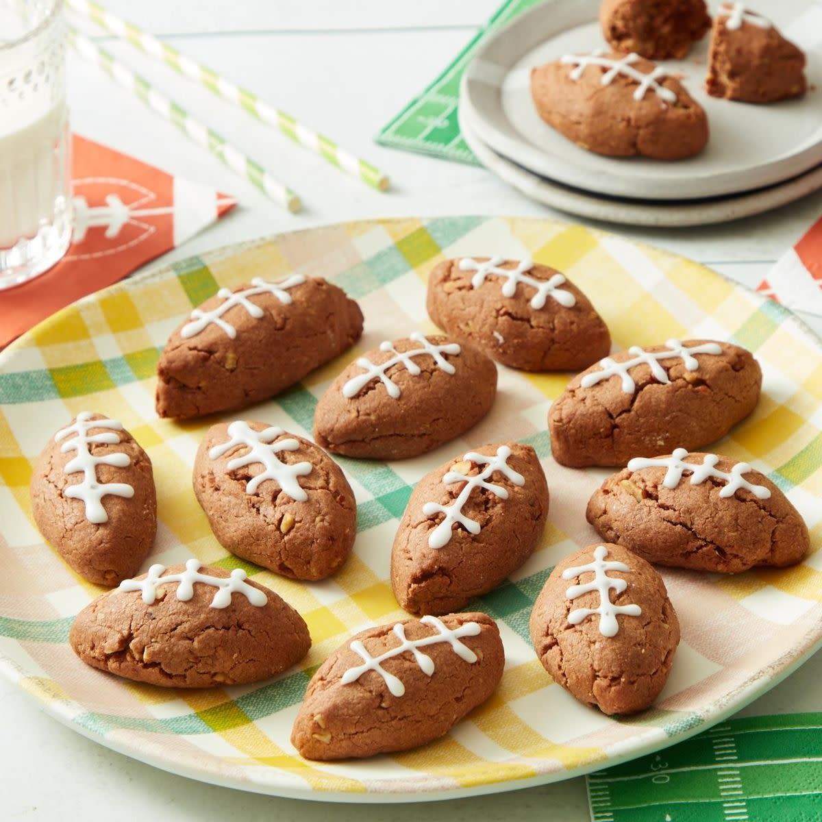 fathers day desserts football cookies