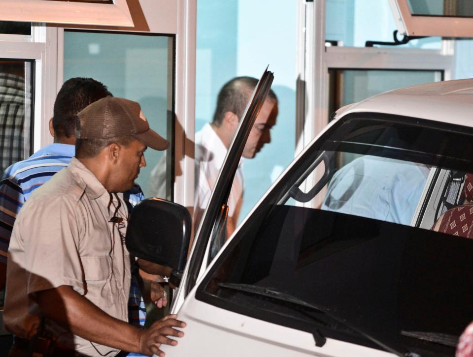 &#xc1;ngel Carromero dejando el Tribunal Provincial de Bayamo, en Cuba, el 5 de octubre de 2012 tras una de las sesiones del juicio. (Foto: Adalberto Roque / AFP / GettyImages).