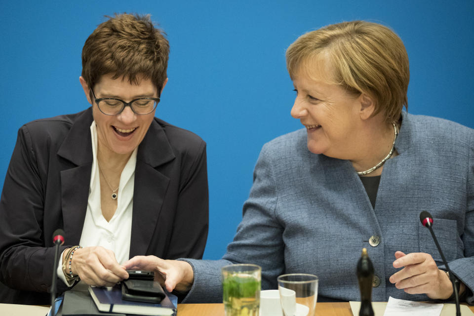 Annegret Kramp-Karrenbauer möchte Angela Merkels Nachfolgerin werden. (Bild: Getty Images)