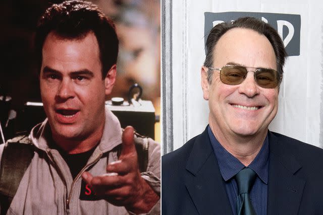 <p>Columbia/Kobal/REX/Shutterstock; Noam Galai/Getty</p> Dan Aykroyd in 1984's 'Ghostbusters' and in 2017