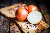 <p>They’re champs when it comes to polyphenols and flavonoids, which are both linked to lower oxidative stress and reduced cancer risk. An onion’s sulfur compounds can also help control diabetes symptoms and protect your heart from disease. Tip: The outermost layers tend to hold more healthy nutrients.</p>