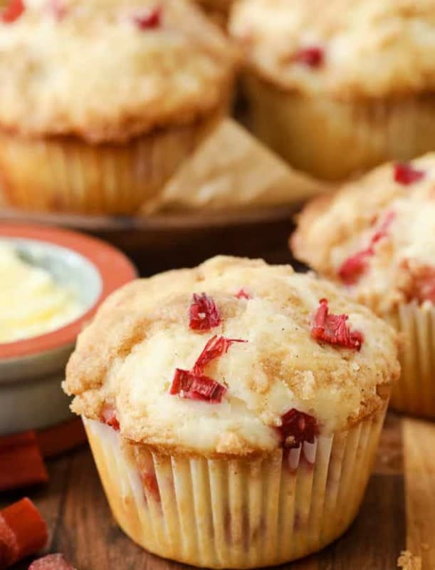 <p>Spend With Pennies</p><p>When you need a tasty muffin for breakfast, weekend brunch, afternoon snack or dessert.</p><p><strong>Get the recipe: <a href="https://www.spendwithpennies.com/rhubarb-muffins/" rel="nofollow noopener" target="_blank" data-ylk="slk:Rhubarb Muffins;elm:context_link;itc:0;sec:content-canvas" class="link ">Rhubarb Muffins</a></strong></p>