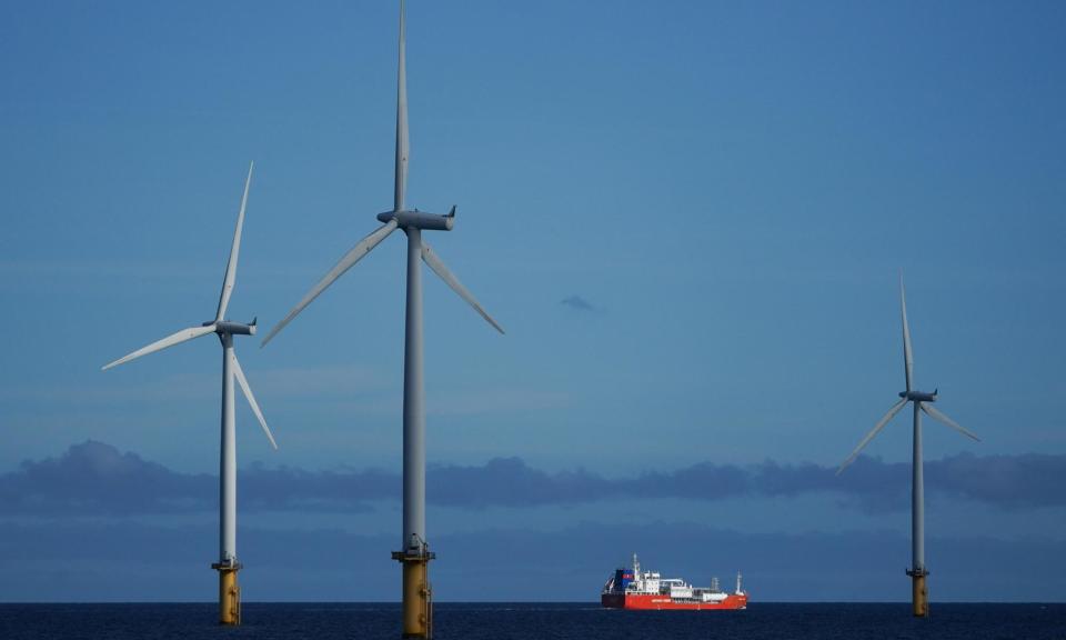 <span>The government is expected to rely heavily on private sector investment to reach its clean energy target.</span><span>Photograph: Ian Forsyth/Getty Images</span>