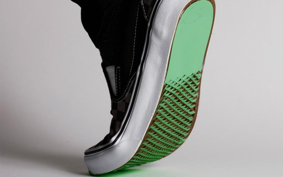 The friction-boosting material could be used to coat the bottom of shoes - Diemut Strebe