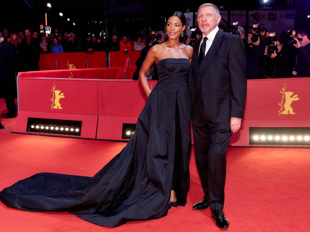 Lilian de Carvalho Monteiro und Boris Becker bei der Berlinale. (Bild: IMAGO/Eventpress)