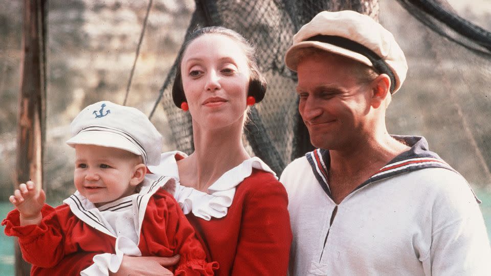 Shelley Duvall and Robin Williams in "Popeye." - Walt Disney/Paramount/Kobal/Shutterstock