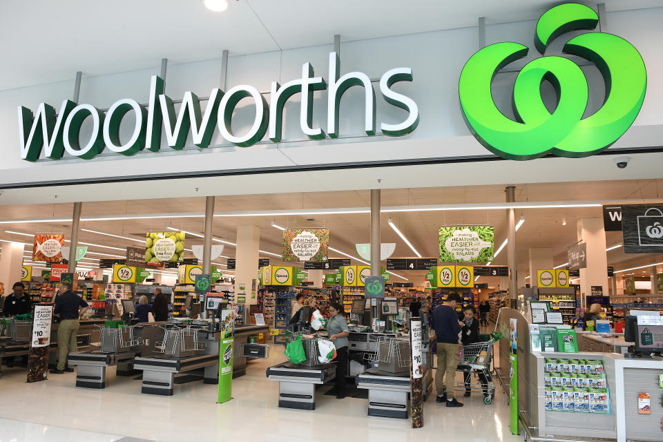 A general view of a Woolworths store at Double Bay in Sydney. Source: AAP