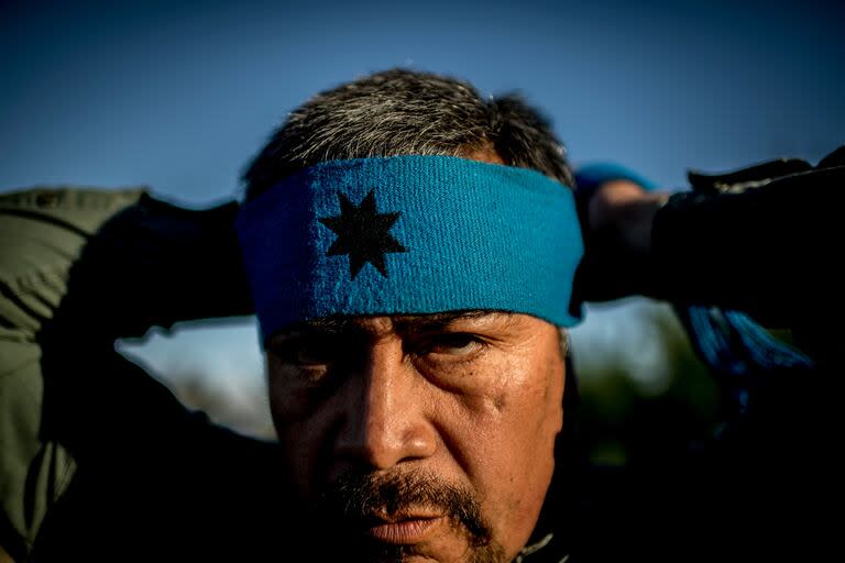 El líder mapuche Hector Llaitul, en 2017 (Archivo) 
