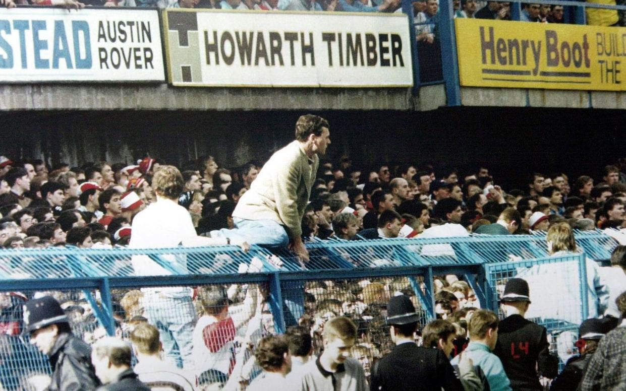 Liverpool fans were crushed to death at the Leppings Lane end of Hillsborough - PA