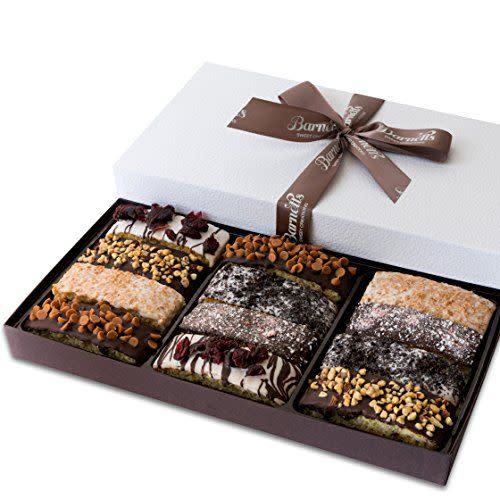 33) Gourmet Chocolate Biscotti Basket