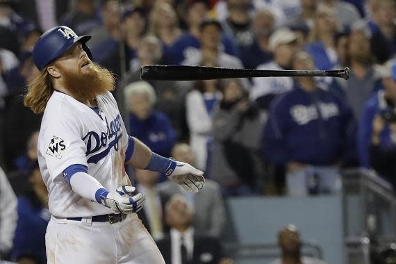 Justin Turner is a missing piece of the Dodgers offensive puzzle so far in 2018. (AP)