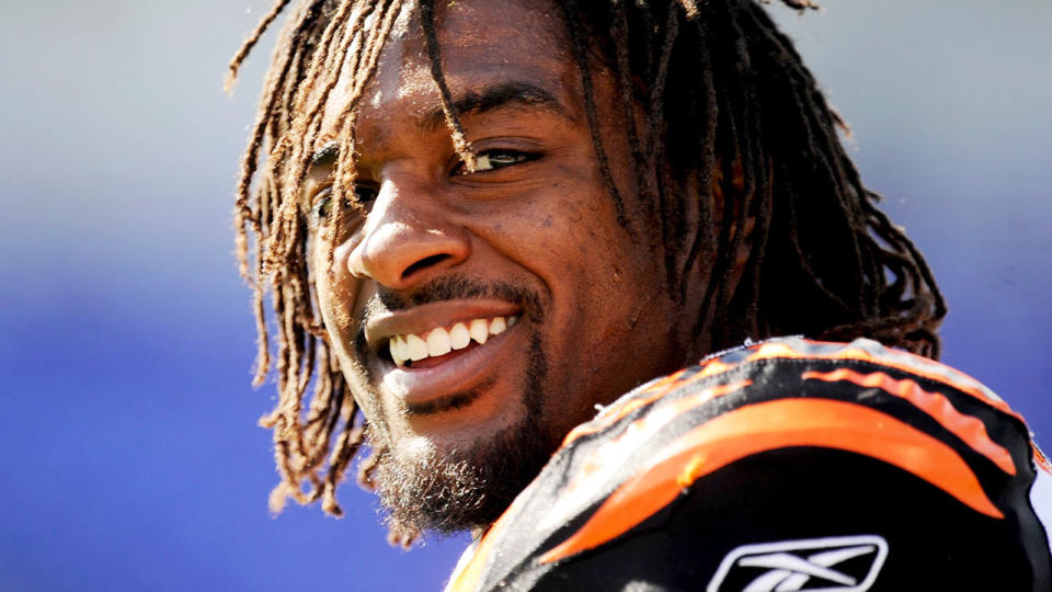 Cedric Benson, pictured here with Cincinnati Bengals in 2009. (Photo by Rob Tringali/Sportschrome/Getty Images)