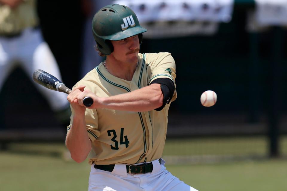 Episcopal graduate Clayton Hodges has two walk off hits for Jacksonville University this season and is hitting .345 in his last nine games.