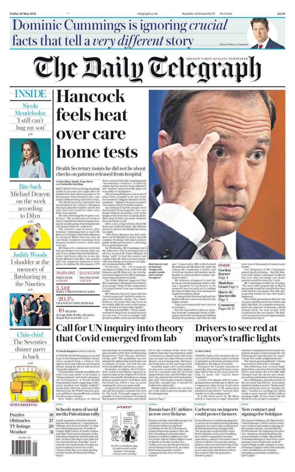 Tel front page