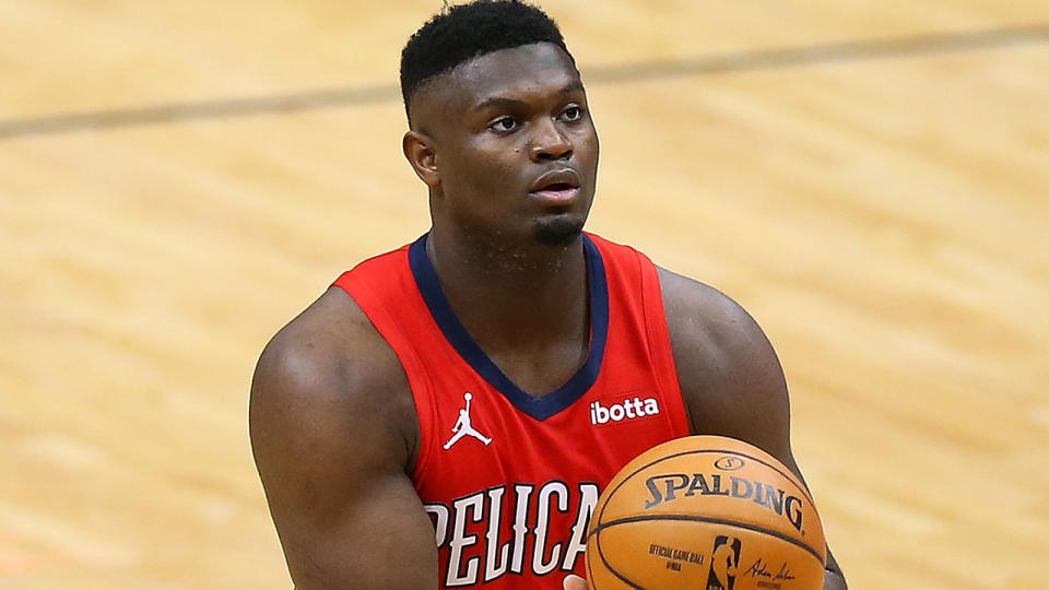 The New Orleans Pelicans have announced that eligible members of the team have received their coronavirus vaccines, after the state of Louisiana expanded eligibility to most citizens 18 and over. (Photo by Jonathan Bachman/Getty Images)