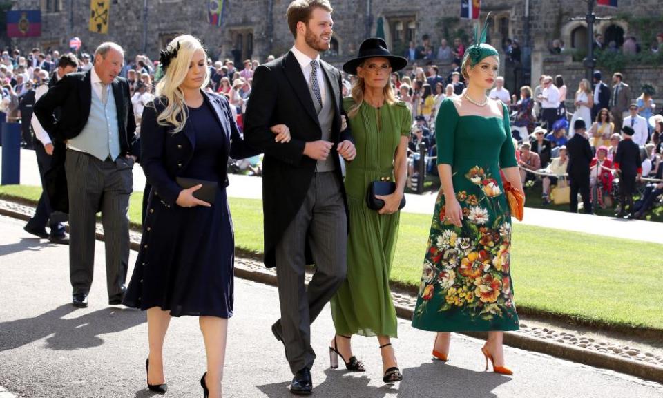 L to R: Eliza Spencer, Louis Spencer, Victoria Aitken and Kitty Spencer.