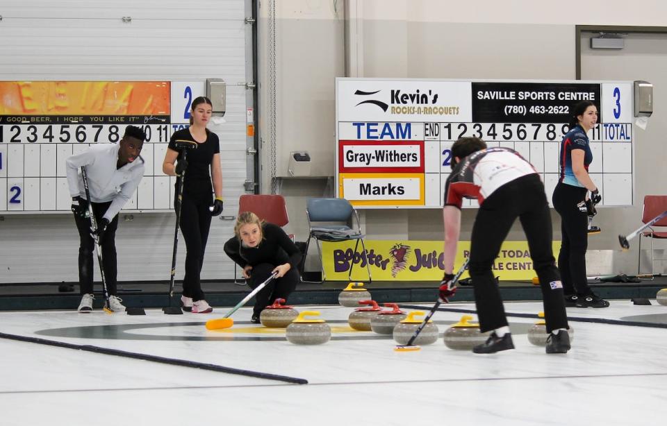 Cailey Locke, 16, of C.B.S. and Simon Perry, 17, of Portugal Cove-St.Philip's won their way into the Youth Olympics in tournament in Edmonton over the weekend.  